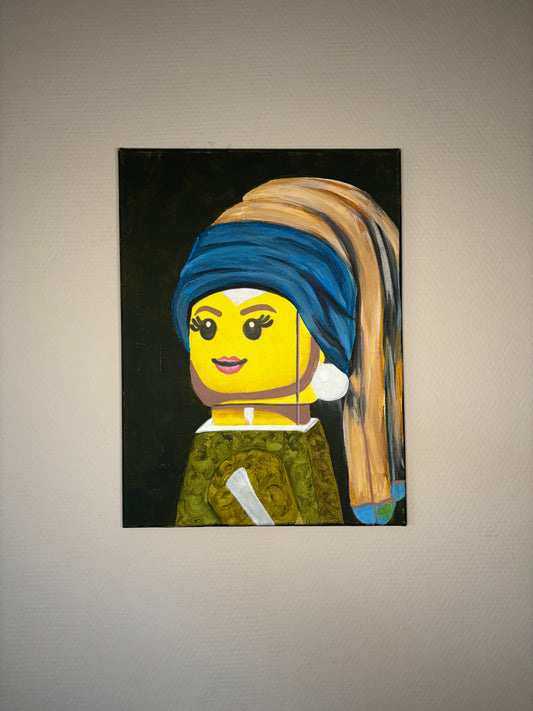"Meisje met de parel van LEGO'